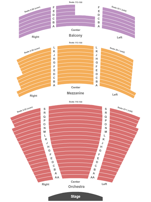 The Playhouse on Rodney Square Hadestown Seating Chart